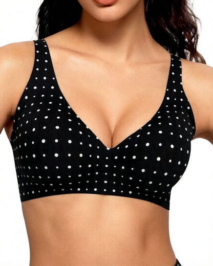 Deep V Seamless Wireless Push Up Bras for Women