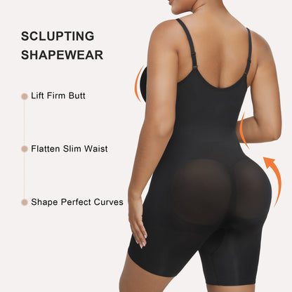 Women's Tummy Control Zip Front Bodysuit